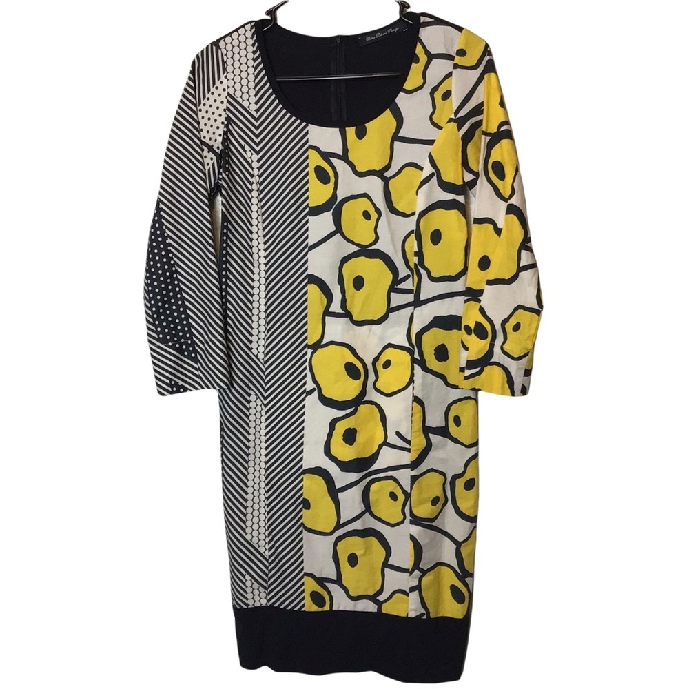 Bleu Blanc Rouge Midi Vibrant Print Dress US size 4